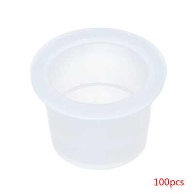 

100Pcs Tattoo Colorant Pigment Cup Grain Embroider Coloring Material Stainer Holder Container
