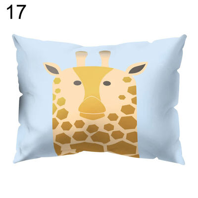 

Cute Bear Elephant Throw Pillow Protector Case Cushion Cover Bedding Articles