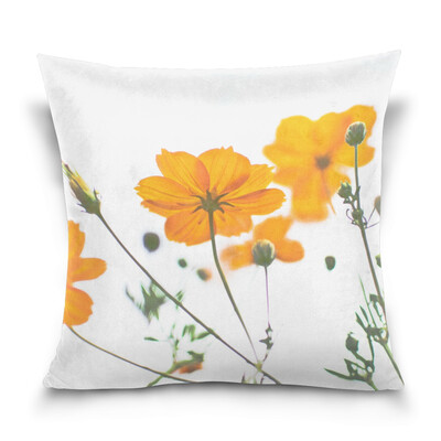 

ALAZA Throw Pillow Case Decorative Pillow Covers 16 X 16 inch Flower Pattern Pillowcase