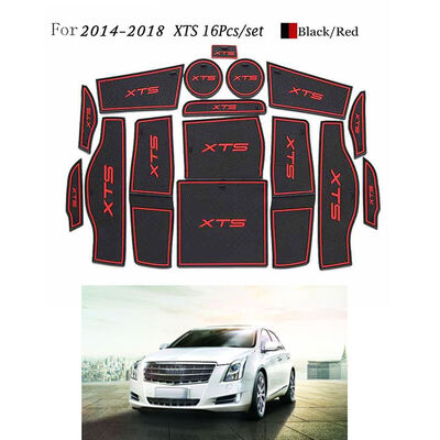 

16pcsset Gate Slot Pad Car Interior Door Cup Holder Groove Nonslip Mat Replacement For Cadillac xTS 2014-2018