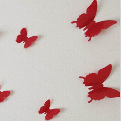 

Home Decor 3D Butterflies Wall Stickers Room Home Decors Art DIY Decorations Paper Wall Decorated