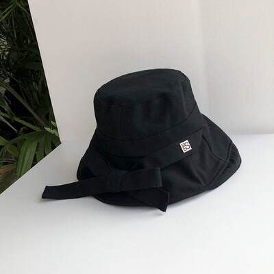

Hat Spring&Autumn Girl Baibai net red fisherman hat inins cute soft sister bow shade sun hat summer