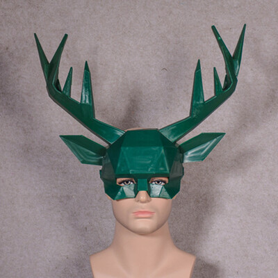 Siaonvr Halloween Antler Mask Costume Cosplay Animal Deer Mask Party Supplies Photo Prop