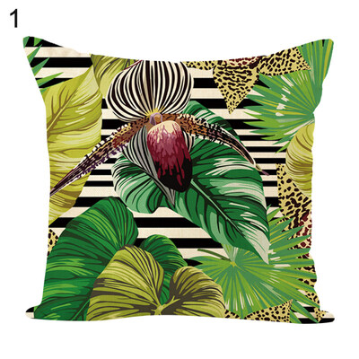 

Flower Green Plants Square Throw Pillow Case Cushion Cover Sofa Bed Car Decor