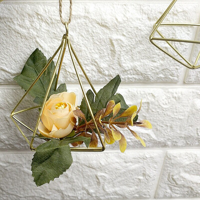 

Wall Freestanding Hanging Tillandsia Air Plants Rack Rustic Metal Iron Wrought Geometric Himmeli Air Plant Holder Little Flaw