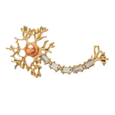 

Neuron Brooches Crystals Medical Brain Nerve Cells Brooch Chemistry Jewelry