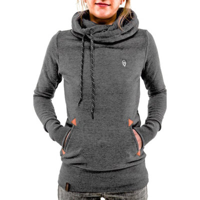 

Hoodie Korean Women Winter Long Sleeve Plain Fashion Sweatshirt Casual Hooded Coat Pullover Jumper Tops