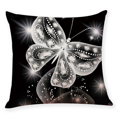 

〖Follure〗Home Decor Cushion Cover Dazzling Butterfly Throw Pillowcase Pillow Covers