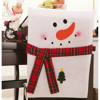 

Gobestart Christmas Santa Hat Dining Chair Back Covers Party Xmas Table Decoration