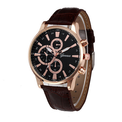 

〖Follure〗Retro Design Leather Band Analog Alloy Quartz Wrist Watch