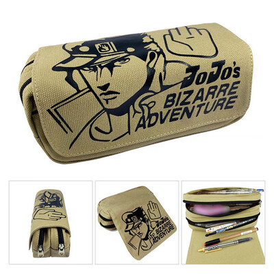 

lunanana My Hero Academia Pencil Case JoJos Bizarre Adventure Attack On Titan Pencil Bag Cosmetic Makeup Pouch Coin Purse