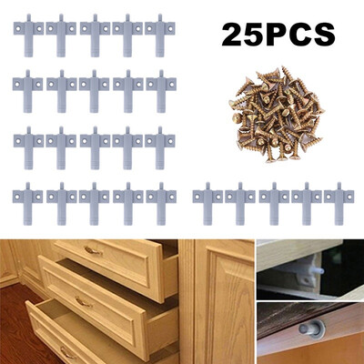 

25pcs Soft Close Kitchen Cabinet Door Drawer Quiet Closer Damper Buffers Screws