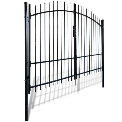 

Double Door Fence Gate with Spear Top 10 x 8