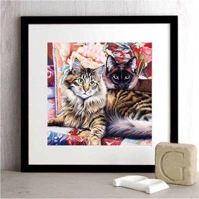 

Toponeto 5D DIY Diamond Painting Embroidery Round Diamond Home Decor Gift