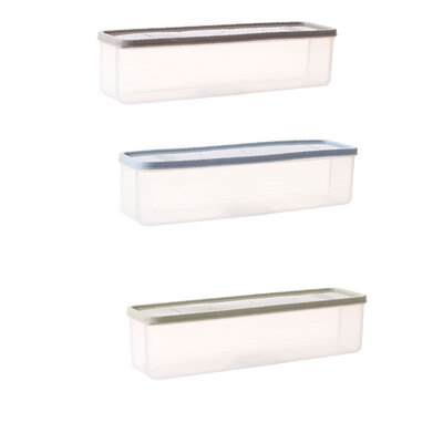

Strip Noodle Storage Box Refrigerator Food Spaghetti Container Drawer Kitchen Food Rack Case Jar