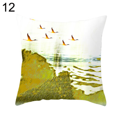 

Christmas Wapiti Flower Throw Pillow Case Cushion Cover Sofa Bedding Articles