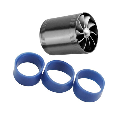 

Air Intake Turbonator Dual Fan Turbine Gas Fuel Saver Turbo Supercharger Tool