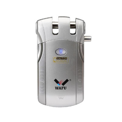 

WAFU Wireless Remote Control Lock Security Invisible Keyless Door Entry Intelligent Lock with 2 Remote Keys for Smart Home Villa