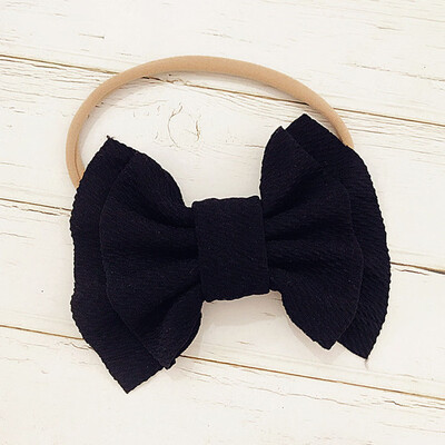 

Baby Girls Kids Toddler Bow Knot Hairband Headband Stretch Turban Head Wrap Nice