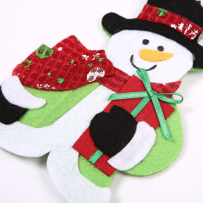 

Christmas decorations Christmas Dining Table Hotel Restaurant Creative cutlery set lovely knife&fork bag tableware mat