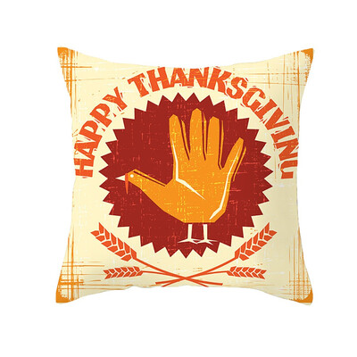 

〖Follure〗Thanksgiving Turkey Pillow Case Cushion Cover Sofa Bed Car Cushion Decor NEW