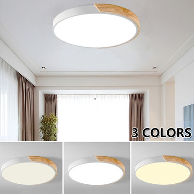 

2020 New 3 Colour 18W Bright Round LED Ceiling Down Light Panel Wall Kitchen Bathroom Lamp