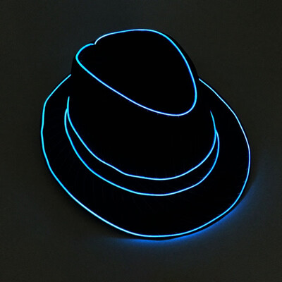 

Fashion Men Women Light Up EL Wire Cap Glow Club Party Hat for Night Camping LED Light Up for Travel Party Concert Stage Show X