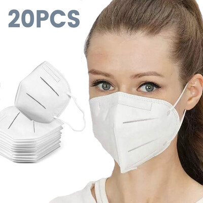 

50202Pcs 3-Ply Disposable Face Mask Dust Mask Flu Face Masks with Elastic Ear Loop for All People