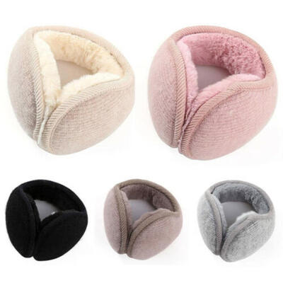 

US Fashion Women Men Winter Outdoors Warmers Earmuffs Bandless Fleece Ear Earcap