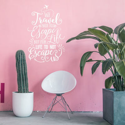 

Removable Wall Sticker Sayings Words Art Decor Decal Living Room Bedroom Vinyl Carving Self-Adehesive PVC Wall Decal Sticker