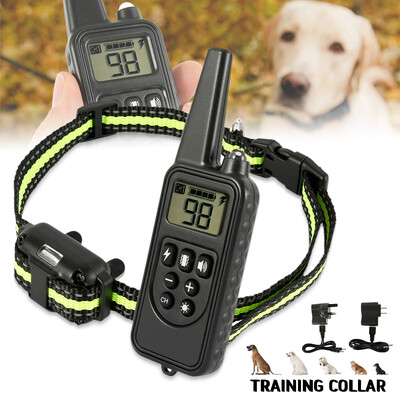 

Pet Dog Training Collar Rechargeable Control Shock effeAdjustable 3 training modes