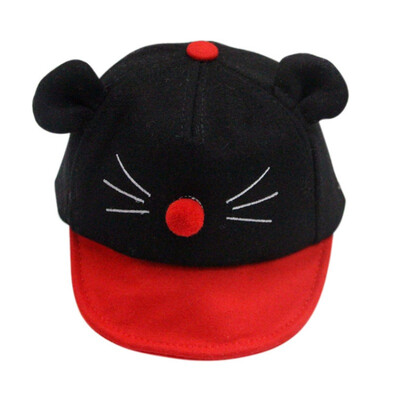 

Baby Toddler Cute Cat Cotton Hat Baby Boys Girls Cap Autumn Winter Adjustable Little Ear Cap Warm Hats Caps 0-3T