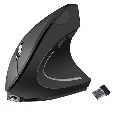 

Wireless Mouse Ergonomic Optical Mouse Vertical PC Mice for Desktop Laptop