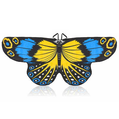

New Hot European & American Style Small Moth Cute Butterfly Shape Cloak Slings Type Children Moth Shape Cloak Chiffon
