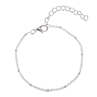 

Fashion Simple Alloy Manual Hand Cord Bracelet Unisex Pair Hand Chain Jewelry Hot Gift