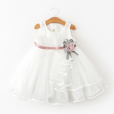 

Summer Tutu Dress For Girls Dresses Kids Clothes Wedding Events Flower Girl Dress Birthday Party Costumes Children Clothing 1-6T