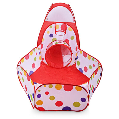 

Kids Play Tent 3-in-1 Foldable Crawl Tunnel Combo Playhouse