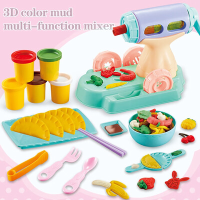 

Siaonvr Christmas Gifts Children Mini Kitchen Creative DIY Noodles Children Pretend Toys