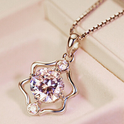 

New Elegent 12 Twelve Constellations Necklace Pendant Jewelry Crystal Charm Zodiac Necklace Pendant