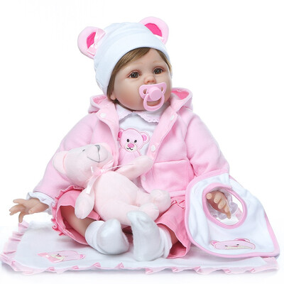 

Ktaxon 22" Body Silicone Vinyl Reborn Doll Lifelike Baby Girl