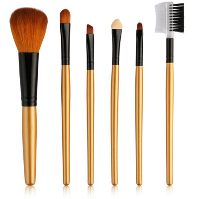 

MAANGE 6Pcs Makeup Brushes Set Mascara Lip Powder Eye Shadow Eyeliner Eyelash Beatuy Cosmetic Make Up Brush Tool Kit