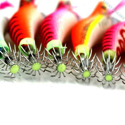 

LUCKY-SAILORS luminous electronic shrimp into the water bright lure button battery fishing gear 4802