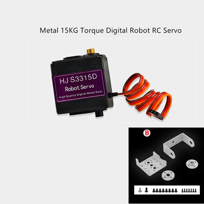 

Tailored HJ S3315D 15KG High Torque180 Rotating Motor Digital Robot Servo For RC Modle
