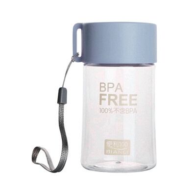 

150ml Unique Mini Water Bottle Leakproof Cute Transparent Small Water Bottle With Rope Botella De Agua Drinking Bottle