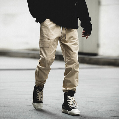 

Gobestart Mens New Style Fashion Pure Color Overalls Leisure Large Yard Trousers Pant