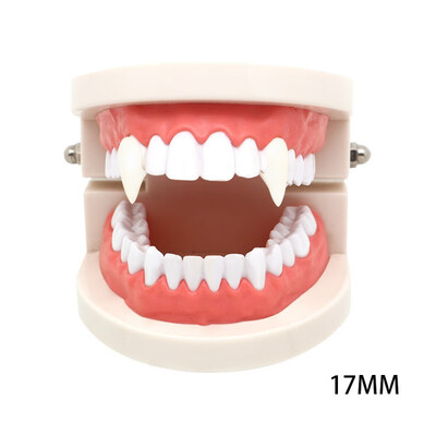 

2pcs Cosplay Halloween Dentures Zombie Vampire Teeth Ghost Devil Fangs Werewolf Teeth Box Packed Gift Prop Costume Party Kid Toy