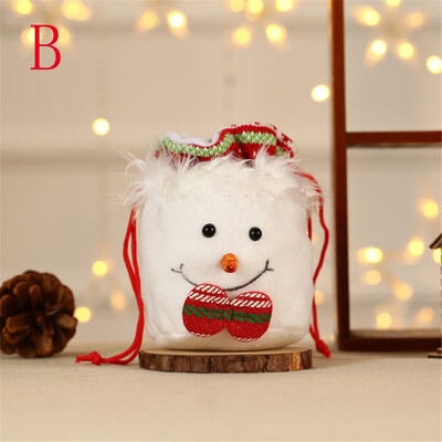 

Toponeto Christmas Stockings Mini Storage Bag Candy Gift Bag Christmas Tree Decorations
