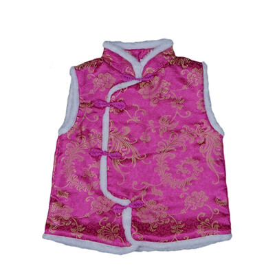 

New Autumn&Winter Kids Vest Waistcoats Cotton Boys Girls Vests Chinese Style Children Waistcoats Kids Sleeveless Outerwear