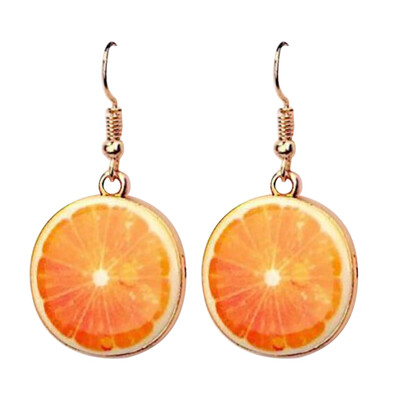 

6 Pairs Creative Fruit Earrings PineappleGrapefruit Strawberry Earrings Small Fresh Fruit Earrings