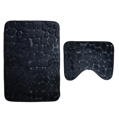 

〖Follure〗2pcs Non-Slip Suction Grip Bath Mat Bathroom Kitchen Carpet Doormats Decor